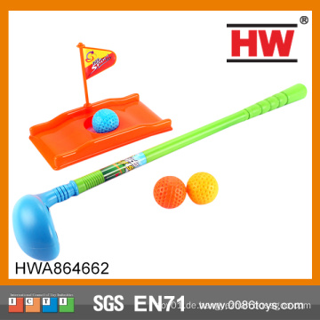 Lustige Kinder Sport Spielzeug Kunststoff Golf Spielzeug Set Minigolf Putter